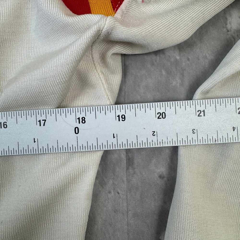 Vintage Wilson Football Jersey Mens 40 White Red Yellow #50 Long Sleeve 50s 60s - Picture 11 of 13